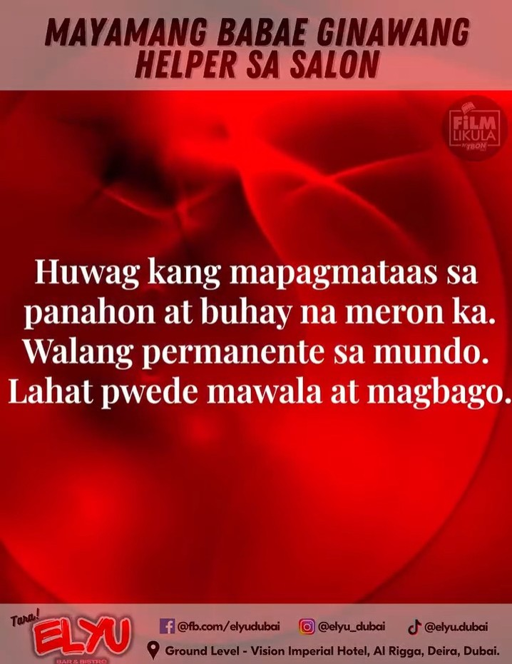 [MGA EPISOD] 113P0722 mayamang babae ginawang helper sa salon